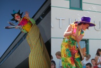 Riesenclowns / giant clowns